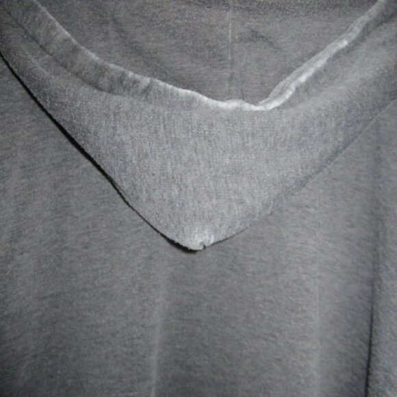 Lucky Brand Women's Draw-String Hoodie Distressed in Gray Size XXL - Picture 7 of 10